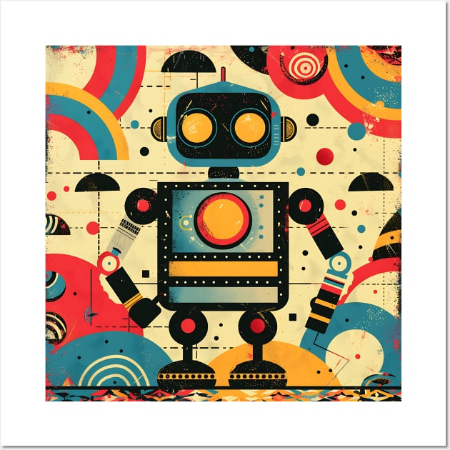 robots themed Wall Art by Printashopus